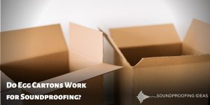 Soundproofing using cardboard